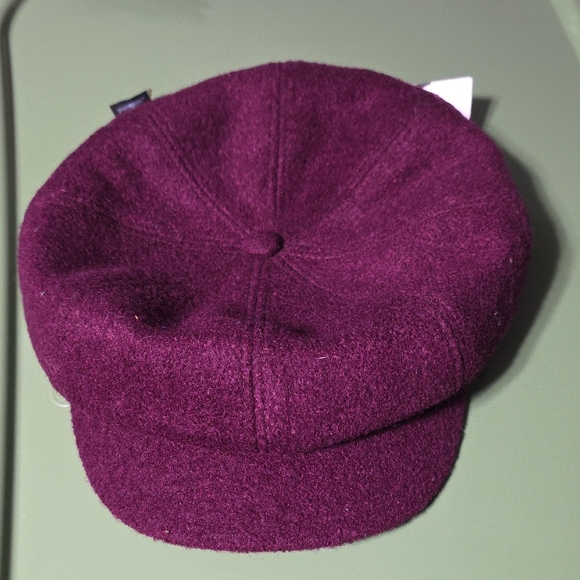Zara Purple Wool Cap - Picture 4 of 5